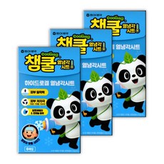 동아제약 챔쿨 열냉각시트 쿨링 하이드로겔 40 x 90 mm, 3개, 6개입