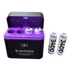 kamax 整合式收納盒充電器 3號八槽, 1個, 整合式收納盒充電器(3號-四槽)