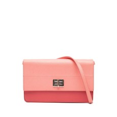 프라다 중고 2010-2025 사피아노 턴락 월렛 스트랩 크로스 백