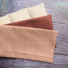 素色 熱敷眼罩 萬用 肩用熱敷墊 カイロ 多種香氣可選, 1個, 溫敷眼罩,可可裸棕色