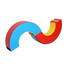 실외놀이터 밸런스 교구 균형 징검다리 실외 체육, S 밸런스 빔 200x20x25cm