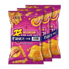 [달콤진] 농심 꿀꽈배기70g 3번들, 210g, 1개