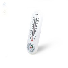 뮤르가즘 반영구 아날로그 온습도계 정밀온습도계, 거치용 원형, 1개