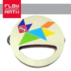 [플로우수학교구]칠교놀이탬버린만들기(1인용), 수량, 1개