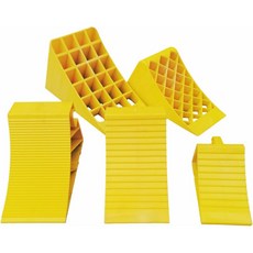 주차 삼각목 고임목 차량용 주차장 바퀴 미끄럼방지, 대형 벌집 트레일러공사용, 1개