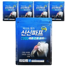 신신파프 붙이는 파스 COOL 대형 5매입 x 5개