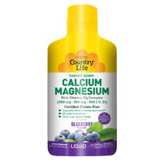 Country Life 鈣鎂錠 藍莓味, 944ml, 1瓶