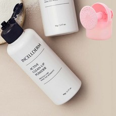 INCELLDERM 活性潔顏粉+洗面乳起泡器, 清潔粉90g+泡泡機