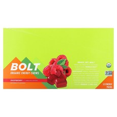 프로바 볼트 유기농 에너지 츄 라즈베리 12팩 각 60g(2.1oz) PRB-10052