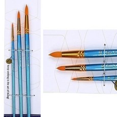 빅조이 수채화붓 둥근붓 3p 미술용품