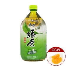 왕부정 중국식품 캉스푸 저당 녹차 그린티 중국음료 대용량 1L, 1개