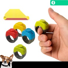 클리커링 반지형 도구 강아지훈련용품, 3. 파란색