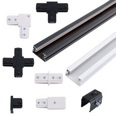 조명걸이 세트, 부속/전원마감/블랙