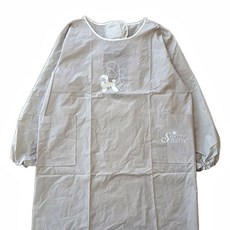 긴소매 방수 애견 미용 앞치마, 1개, 그레이