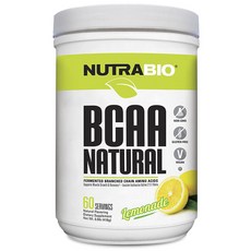 NUTRABIO BCAA健身粉末 檸檬水, 1個, 418克