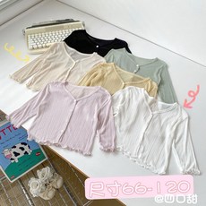 四口甜台灣現貨春夏新款女寶外套中小童嬰幼兒捲邊防曬透氣舒適小外套