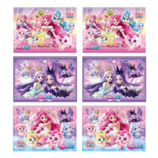 6개세트 프린세스 캐치티니핑 어린이 캐릭터 스케지북, 1세트, 15매, 8절