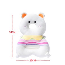 新款嬰兒防摔枕, 一枕多用小熊 不含橫固帶
