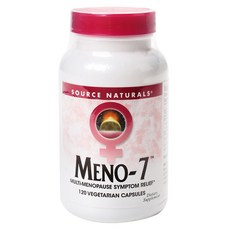 SOURCE NATURALS MENO-7素食膠囊, 1罐, 120顆