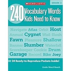 240 vocabulary words kids need to know G 3
