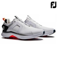 FootJoy Hyperflex 男高爾夫球鞋 #55476 (6顆爪釘) 白, 1個, US 10 (27.5cm)