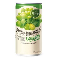 [2개묶음] 샤인머스캣 180ml x 30캔입 웅진 자연은 웅진자연은샤인머스캣 1EA sp0+72330Rg, 60개