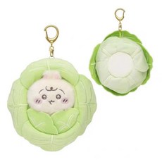 양배추 우사기인형 치이카와 베이비 미니 키링 하치와레 모몬가, 10cm 베이비 하치와레