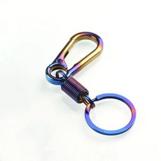 자동차 오토바이 키 알루미늄 티타늄 번 헥사곤 비트 장식, 1. Blue and Yellow, 1개