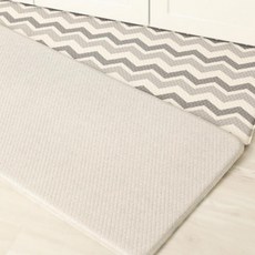 양면 고무 발매트 매트 PVC 고양이 거실 주방 인테리어 국산 다용도, 지그재그_소(75x46x1.4cm)