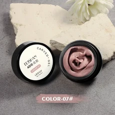 네일 조각 접착제 4D 입체 모양 릴리프 광선 요법 매니큐어 UV 모델링 클레이 스페셜