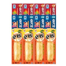 핫바 어묵바 3종 (오륙도맛바4+해물즐겨바4+매콤즐겨바4), 12개, 70g
