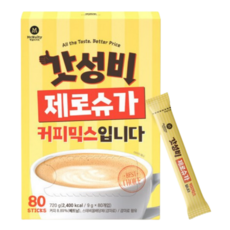 맥널티 갓성비 제로슈가 커피믹스 80개입 믹스커피, 1개, 9g