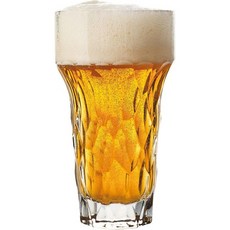 라로쉐르 쇼프 맥주잔 세트 (4개입) - 투명한 유리 세련된 디자인으로 파티 및 일상생활에 적합 식기세척기 사용 가능 (14oz)