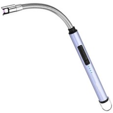 ARECTECH 전기 아크 캔들 라이터 불꽃 없는 충전식 USB 롱 요리 바베큐 불꽃놀이용 217636, 블루