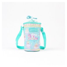 산리오 캐릭터즈 화사한 프린팅 SIZE UP 물병 크로스 생수 주머니, 시나모롤, 1개