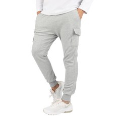 Freestyle 男款素色工裝束口褲