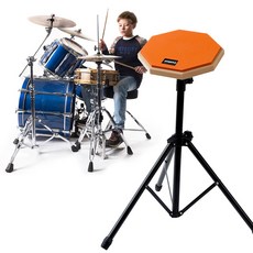 연습용 드럼패드 드럼스틱 난타채, 그레이, 1개