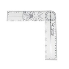 곤요메타 Goniometer pvc 각도자, 1개