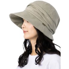 [QUEENHEAD] UV (XL (58.5-61cm) 4 [퀸 헤드] 모자 여성 컷 큰 사이즈 끈 첨부 캐스