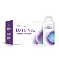 JEROSSE 婕樂纖 複方金盞花葉黃素EX飲(12包/盒)，晶亮保健，專利配方，守護您的明亮世界, 2個, 30ml