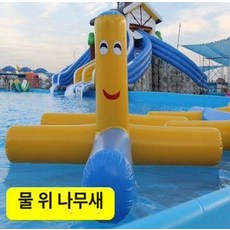 웅즈스토어 바나나시소 2m 풀장 에어바운스, 1개, 나무새