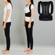 바른자세 코어 밴드 라운드숄더 거북목 굽은등 허리지지대, L(28-30), 상세페이지 참조, L(28-30)