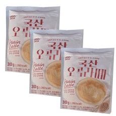 엄마사랑 국산 오곡라떼, 300g, 3개