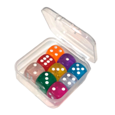 어푸 미니주사위 9개 + 케이스 1개