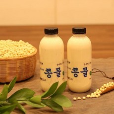 맷돌방식 100% 국산 햇콩 진한 우뭇콩물 우뭇가사리 고소한 콩국, 500ml