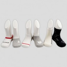 비바세븐 유아 아동 양말 프렌치(6족), 1개, 100g