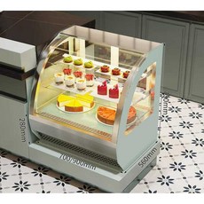 케잌 케이크 반찬 미니 세경 제과쇼케이스 카페쇼케이스 꽃 뒷문형 소상공인지원, 0.9m 검정 아크