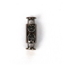 20.양방향 메탈 코드락 모음 금속 부자재 스토퍼 가방고리 끈 버클, 20.양방향 메탈 코드락 건블랙, 1개