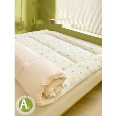 퀸사이즈 킹사이즈 침대 토퍼 두꺼운 메모리폼 매트리스, 4. 클래식 하트, 150x200cm