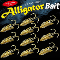 JRC엘리게이터 BB호그40 2인치 쏘가리 송어전용웜 얼음축제, P37금펄, 1개